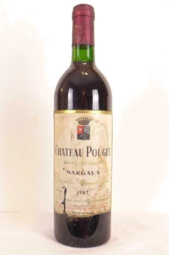 photo 1987 Margaux Château Pouget Grand Cru Classé Étiquette Abîmée) Rouge Bordeaux