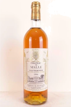 photo 1996 Sauternes Château de Malle Grand Cru Classé Liquoreux Bordeaux