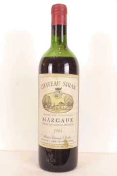 photo 1964 Margaux Château Siran Cru Bourgeois Exceptionnel Rouge Bordeaux