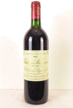 photo 1987 Saint-Julien Château Branaire Duluc Ducru Grand Cru Classé Rouge Bordeaux