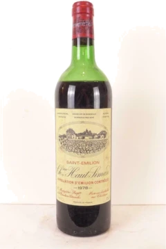 photo 1978 Saint-Émilion Château Haut-Simard Niveau Bas) Rouge Bordeaux