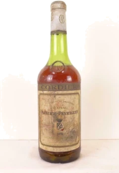 photo 1970 Sauternes Château Lafaurie-Peyraguey Grand Cru Classé Étiquette Abîmée) Liquoreux Bordeaux