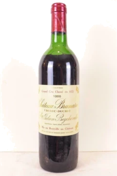 photo 1986 Saint-Julien Château Branaire Ducru Grand Cru Classé b2 Rouge Bordeaux