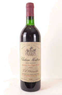 photo 1986 Saint-Estèphe Château Montrose Grand Cru Classé Rouge Bordeaux