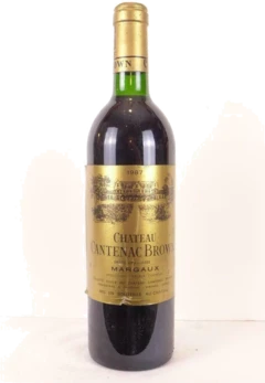 photo 1987 Margaux Château Cantenac Brown Grand Cru Classé Rouge Bordeaux