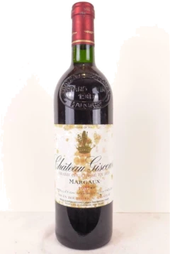 photo 1987 Margaux Château Giscours Grand Cru Classé Étiquette Tâchée) Rouge Bordeaux