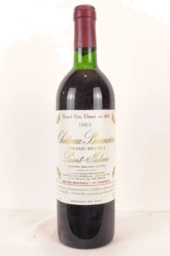 photo 1983 Saint-Julien Château Branaire Duluc Ducru Grand Cru Classé Rouge Bordeaux