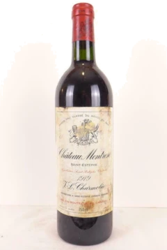 photo 1979 Saint-Estèphe Château Montrose Grand Cru Classé Étiquette Tâchée) Rouge Bordeaux