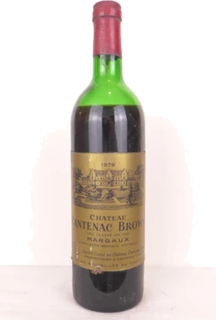 photo 1979 Margaux Château Cantenac Brown Grand Cru Classé Niveau Bas) Rouge Bordeaux