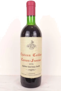 photo 1976 Canon-Fronsac Château Caillon Rouge Bordeaux