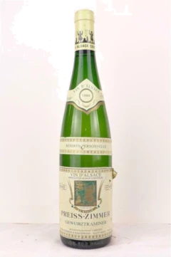 photo 1999 Gewurztraminer Preiss-Zimmer Réserve Personnelle Blanc Alsace