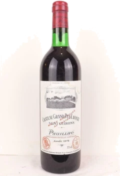 photo 1976 Pauillac Château Grand-Puy Lacoste Grand Cru Classé Rouge Bordeaux