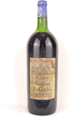 photo 1985 Saint-Émilion Château Guillemin la Gaffelière Magnum Rouge Bordeaux