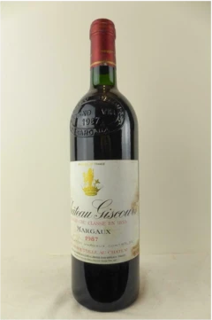 photo 1987 Margaux Château Giscours Grand Cru Classé Étiquette Tâchée) Rouge Bordeaux