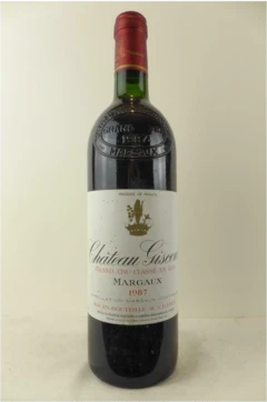 photo 1987 Margaux Château Giscours Grand Cru Classé Rouge Bordeaux