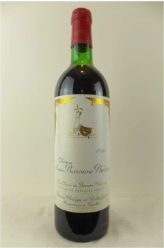 photo 1976 Pauillac Château Mouton Baronne Philippe de Rothschild Grand Cru Classé b2 Rouge Bordeaux