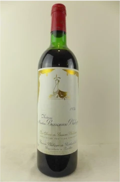 photo 1976 Pauillac Château Mouton Baronne Philippe de Rothschild Grand Cru Classé b2 Rouge Bordeaux