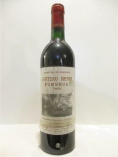 photo 1988 Pomerol Château Nenin Rouge Bordeaux