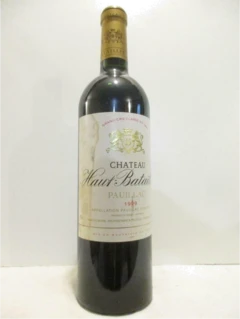 photo 1999 Pauillac Château Haut-Batailley Grand Cru Classé b2 Rouge Bordeaux