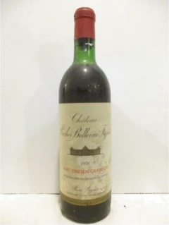 photo 1970 Saint-Émilion Château Rocher Bellevue Figeac Grand Cru b2 Rouge Bordeaux