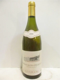 photo 2000 Hautes Côtes de Nuits Clavelier et Fils Blanc Bourgogne