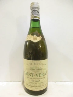 photo 1978 Saint-Véran Roger Tissier les Crais Collerette Tâchée) Blanc Bourgogne