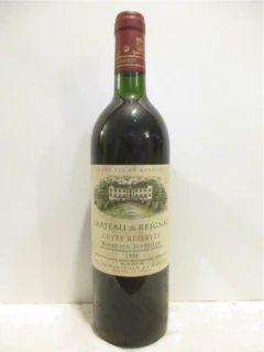 photo 1994 Bordeaux Supérieur Château de Reignac Cuvée Réservée Rouge Bordeaux