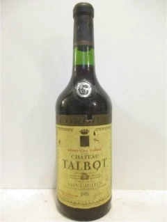 photo 1973 Saint-Julien Château Talbot Grand Cru Classé Rouge Bordeaux