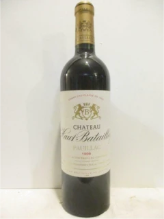 photo 1998 Pauillac Château Haut-Batailley Grand Cru Classé Rouge Bordeaux