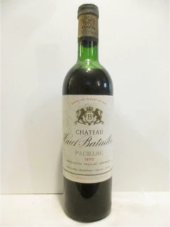 photo 1970 Pauillac Château Haut-Batailley Grand Cru Classé Rouge Bordeaux