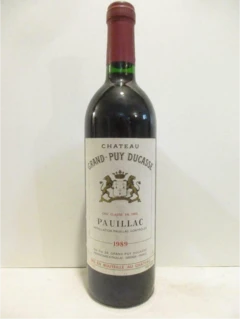 photo 1989 Pauillac Château Grand Puy Ducasse Grand Cru Classé b1 Rouge Bordeaux