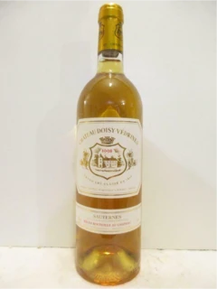 photo 1998 Sauternes Château Doisy-Védrines Grand Cru Classé Liquoreux Bordeaux