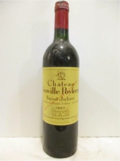 photo 1987 Saint-Julien Château Léoville-Poyferré Grand Cru Classé Rouge Bordeaux