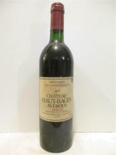 photo 1987 Pauillac Château Haut-Bages Averous Rouge Bordeaux