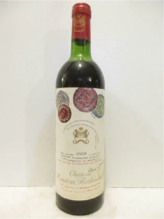 photo 1978 Pauillac Château Mouton Rothschild Grand Cru Classé b2 Rouge Bordeaux