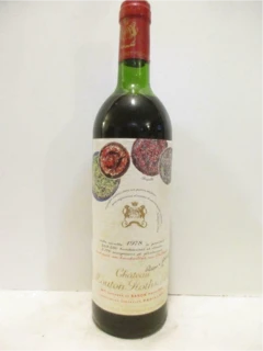 photo 1978 Pauillac Château Mouton Rothschild Grand Cru Classé b2 Rouge Bordeaux