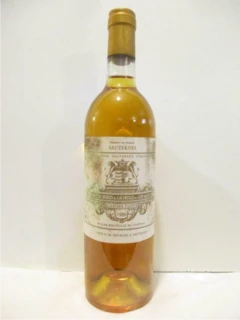 photo 1986 Sauternes Château Filhot Grand Cru Classé Étiquette Sale) Liquoreux Bordeaux