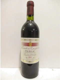 photo 1993 Pauillac la Tourelle de Croizet-Bages Rouge Bordeaux