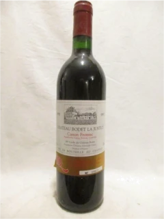 photo 1993 Canon Fronsac Château Bodet la Justice Rouge Bordeaux