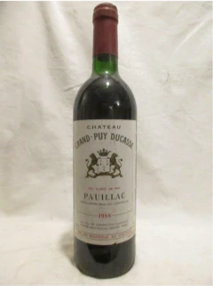 photo 1988 Pauillac Château Grand-Puy Ducasse Grand Cru Classé Rouge Bordeaux