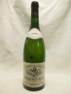 photo 1990 Hermitage Paul Jaboulet Ainé Chevalier de Sterimberg Blanc Rhône