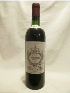 photo 1964 Margaux Château Ferrière Rouge Bordeaux