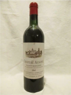 photo 1962 Saint-Émilion Château Ausone Grand Cru Classé Rouge Bordeaux France