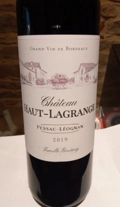 photo Château Haut-Lagrange Pessac Léognan Rouge 2019