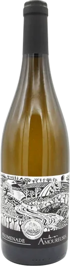 photo les Amoureuses Promenade en Ardèche Vin Blanc 2023 Igp Ardèche Bio