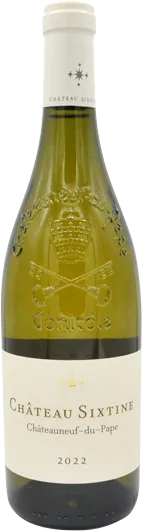 photo Château Sixtine Châteauneuf du Pape Blanc 2022