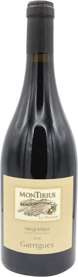 photo Domaine Montirius Garrigues Vacqueyras Rouge 2020