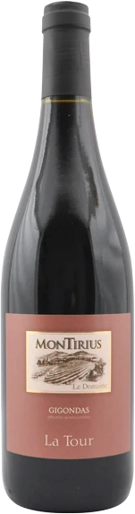 photo Gigondas Montirius la Tour 2022 Vin Rouge Bio