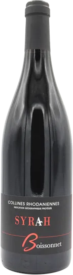 photo Domaine Boissonnet Syrah 2022 Igp Collines Rhodaniennes
