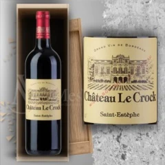 photo Magnum Saint Estèphe Château le Crock 2015 en Plumier Bois